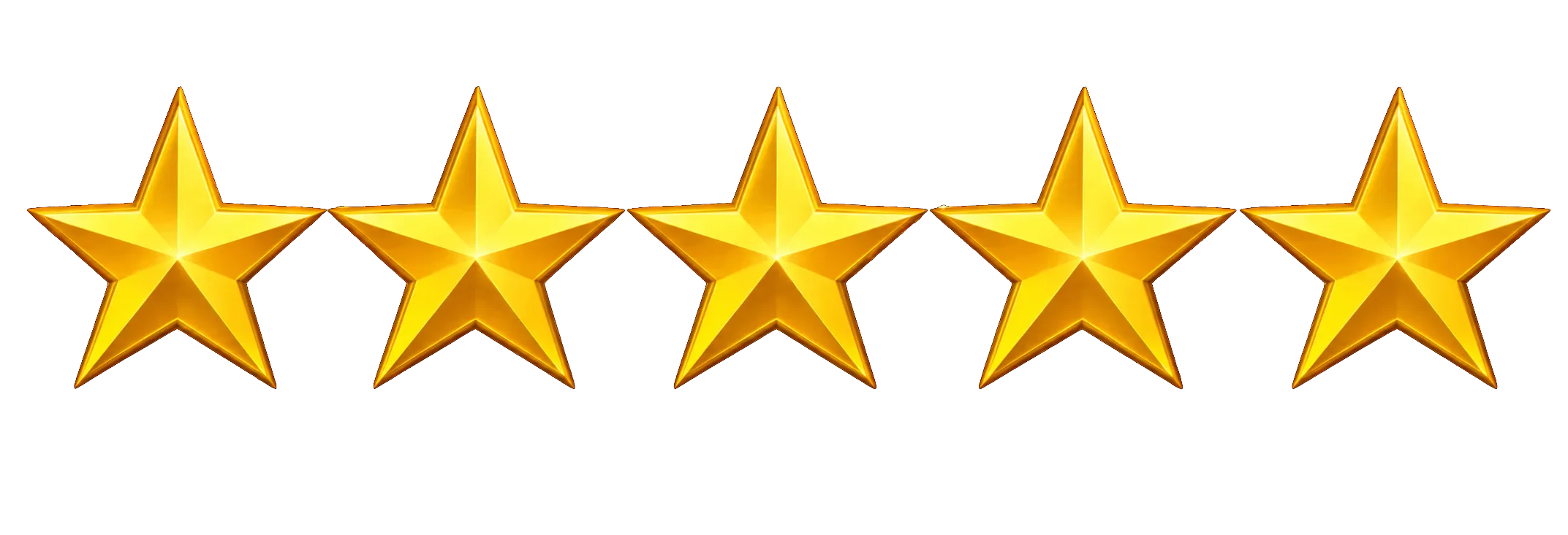 Five star customer rating